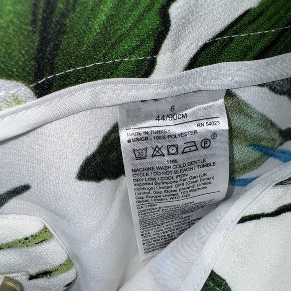 Banana Republic Wide Leg Colorful Floral Pants - Picture 8 of 8